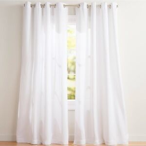 Exclusive Home Loha brand White Grommet Curtain Panels window breezy spring